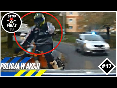 POLICJA W AKCJI #17 - Pirat w Fiacie Punto, skuteczna ucieczka motocrossem, czołówka z Policją