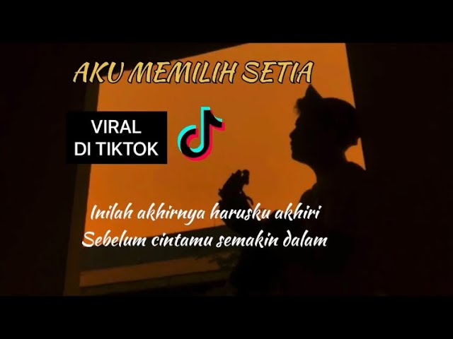 Inilah akhirnya harusku akhiri sebelum cintamu semakin dalam (AKU MEMILIH SETIA) cover panjiahriff class=