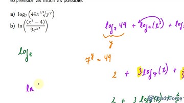 Expanding Logarithmic Expressions