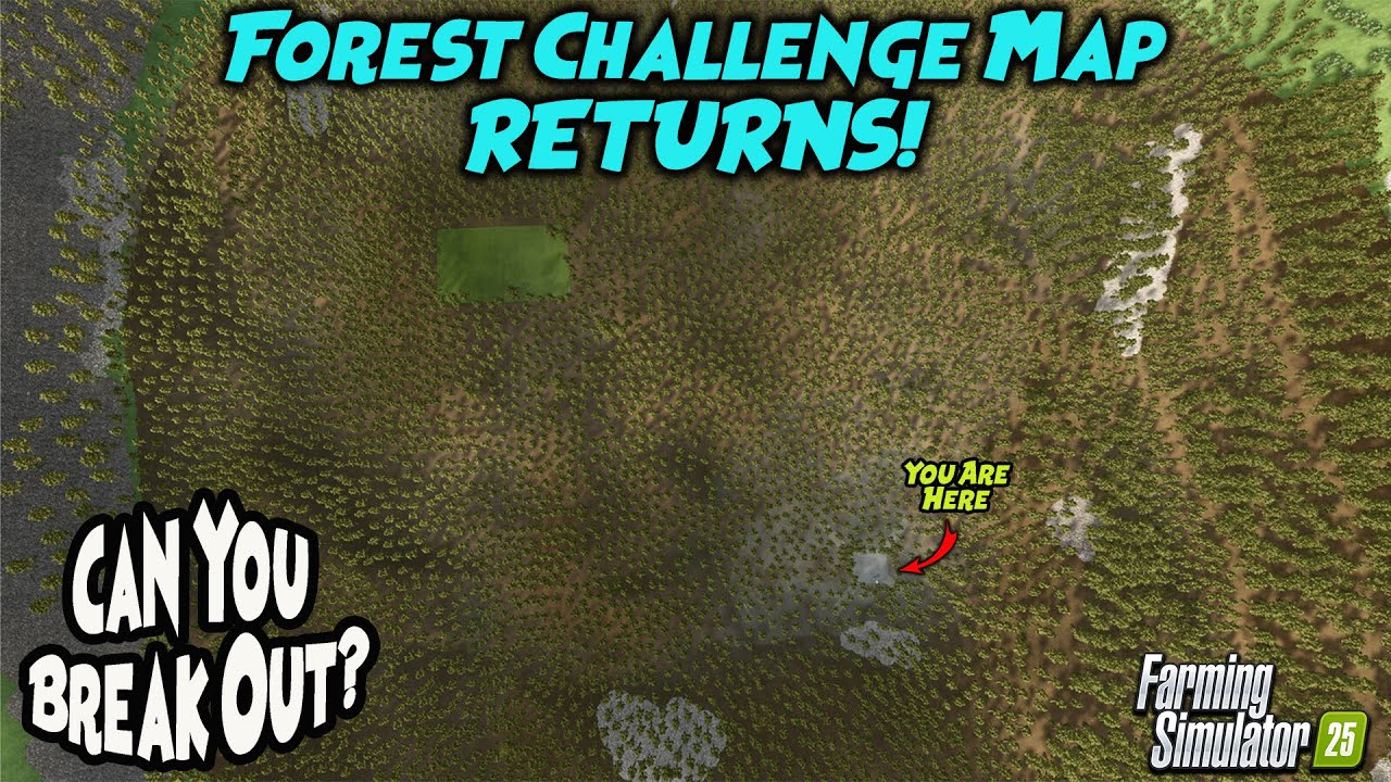 RELEASE YOUR INNER LUMBERJACK!! NEW MAP TOUR! Farming Simulator 25 ...