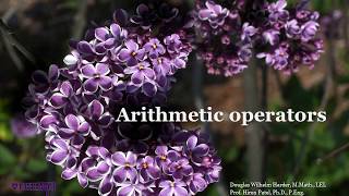 1.07 Arithmetic operators