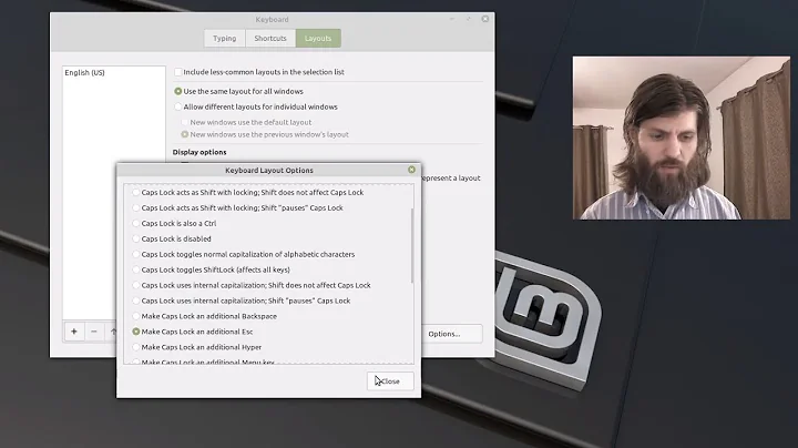 Make CAPSLOCK Esc Again! - Linux Mint Cinnamon