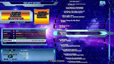 Songlist DDR 1 (with Scrapped songs).