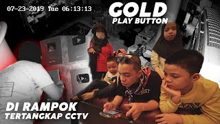 Detik-detik Seluruh Gold & Silver Play Button Gen Halilintar di RAMPOK Tertangkap CCTV