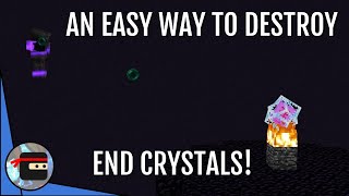 An EASY Way to DESTROY End Crystals! | Minecraft Quick Tips