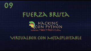 Hacking con Python - Fuerza Bruta - VirtualBox con Metasploitable - Video 25 Wealth