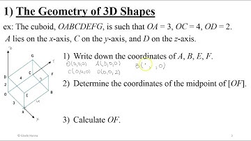Midpoint and Distance formula in 3D