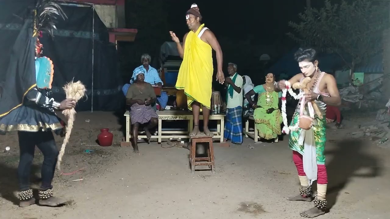 ஜலக்கிரிடை நாடகத்தில் கம்சன் வேடம் சரத்குமார் காட்டு எடையார் 867 5371051