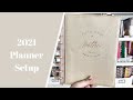 Setting Up My 2021 Happy Planner!