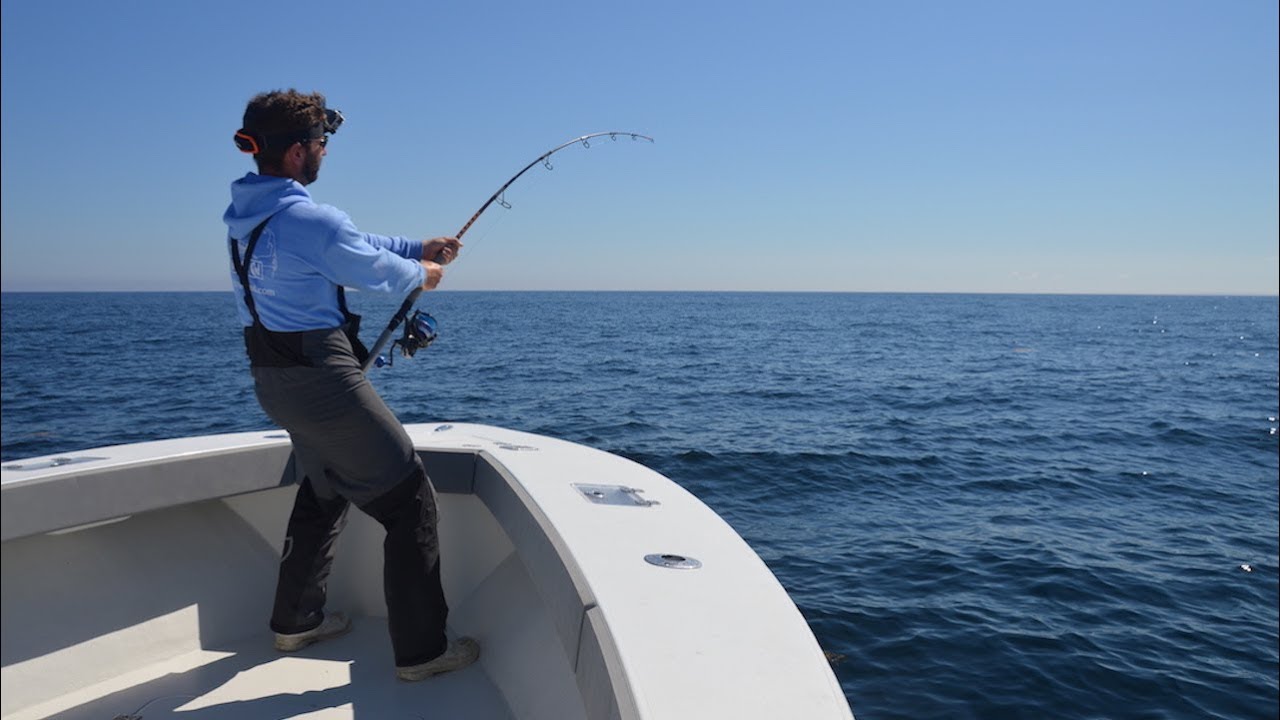 4 Hour Battle With Cape Cod Giant Bluefin Tuna On Spinning Tackle Ends In Heartbreak