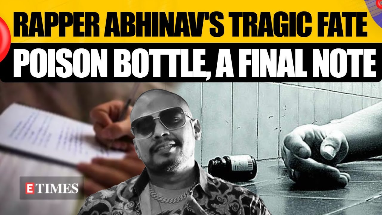 Odisha Rapper Abhinav Singh's Final Hours - A Cryptic Note, A Poison ...