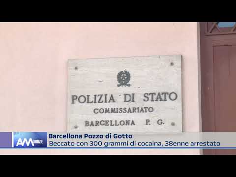 Video Barcellona Pozzo di Gotto: arrestato per detenzione di 300 grammi di cocaina purissima