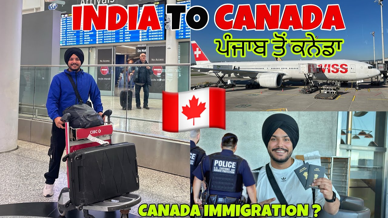 INDIA TO CANADA JOURNEY 🇨🇦🍁 Tourist or Study Visa ? CANADA IMMIGRATION