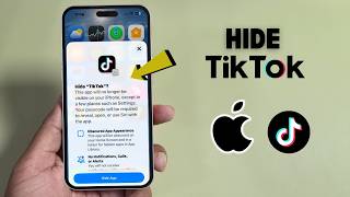 Any iPhone : How to hide TikTok in iPhone?