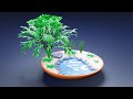 Building a Tiny Island Diorama in a Bowl