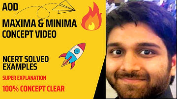 Class 12 Maths Chapter 6 AOD Maxima Minima Solved Examples 26 to 34 CBSE NCERT Concept Video