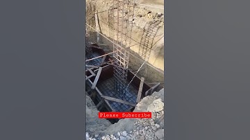 Cleaning of Footing formwork Before Casting #footing #casting #construction #civil #trends #shorts