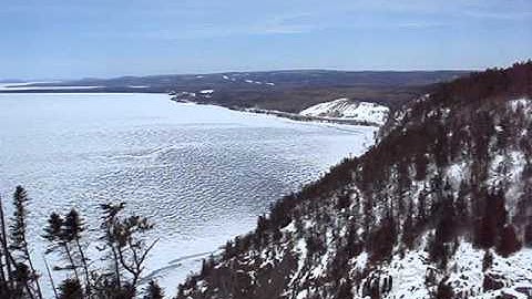 Nipigon hiking at Cavers  lookout on Nipigon bay east