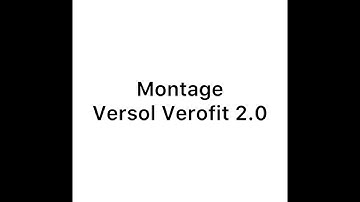 Montage Verosol VeroFit 2.0