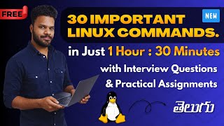 Linux Commands Every Beginner Must Know (With Examples)  | Linux in Telugu | Ai Syntax