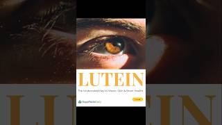 Lutein explained in seconds- backed by science #lutein #supplementfacts #eyecare #eyehealth