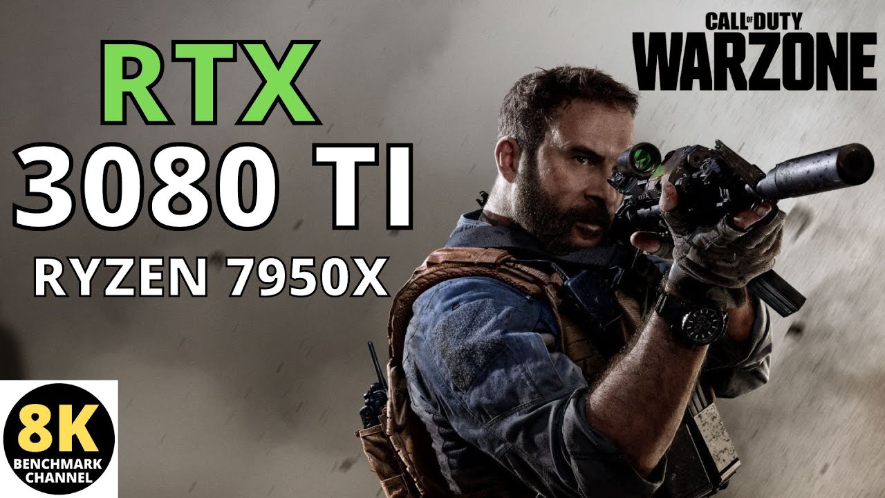 RYZEN 9 7950X RTX 3080 TI WARZONE - 1080p 1440p 4K - RAY TRACING