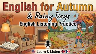 Talking About Autumn and Rainy Days in English | Easy English Podcast screenshot 1