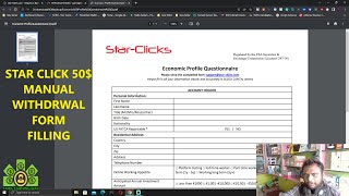 How To Withdraw 50$ using the Star Clicks MANUAL WITHDRAWL FORM - TAMIL EARNING WAY screenshot 4