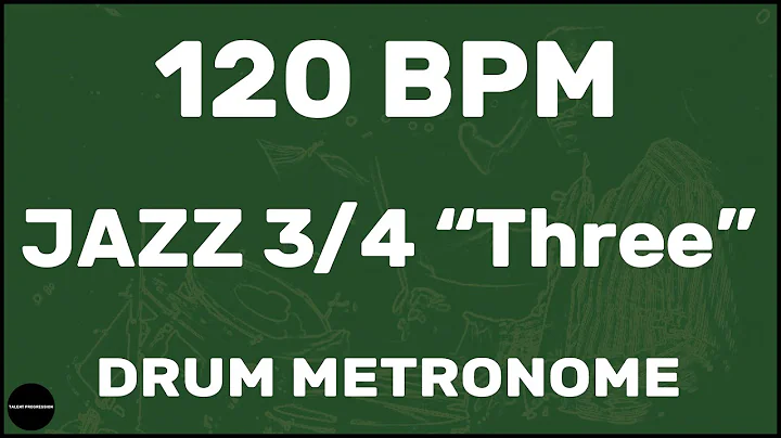 Jazz 3/4 "Three" | Drum Metronome Loop | 120 BPM