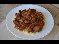 Гуляш из индейки с шампиньонами. Испанская кухня