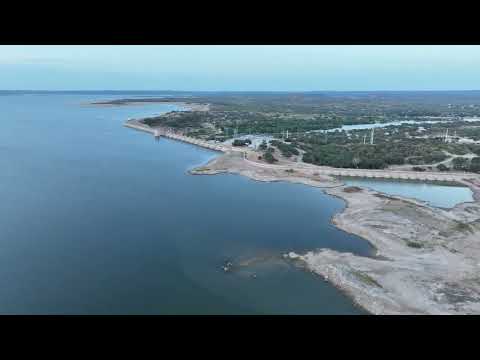 Lake Buchanan Dam Texas-Dry as Dust August 2023. 503