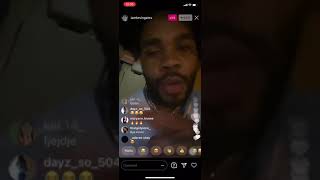 Kevin gates goes live ranting about someone while drunk