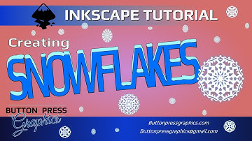 Creating SNOWFLAKES In INKSCAPE