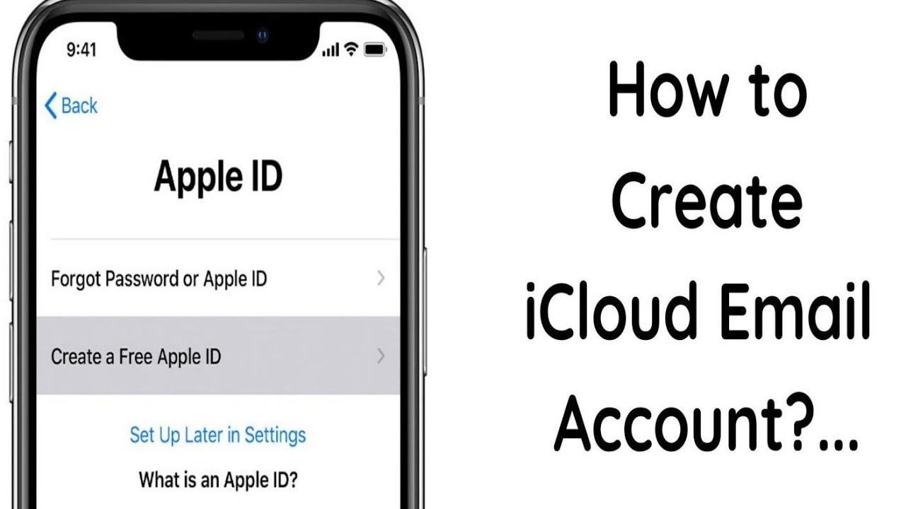 Create New Icloud ID How To Create Apple Icloud Email Account YouTube