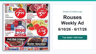 Rouses Weekly Ad (6/10/26 - 6/17/26) Top Deals