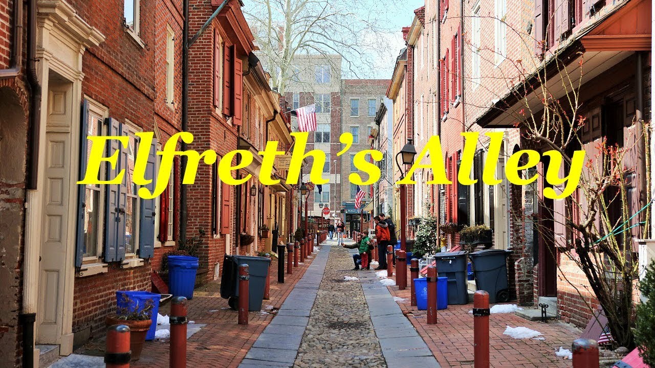 Elfreth's Alley - The Oldest Street In The USA !!!