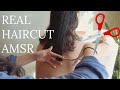 REAL ASMR HAIRCUT (no talking)