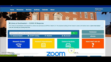 Introduction to the Library Website for Distance Learning Students
