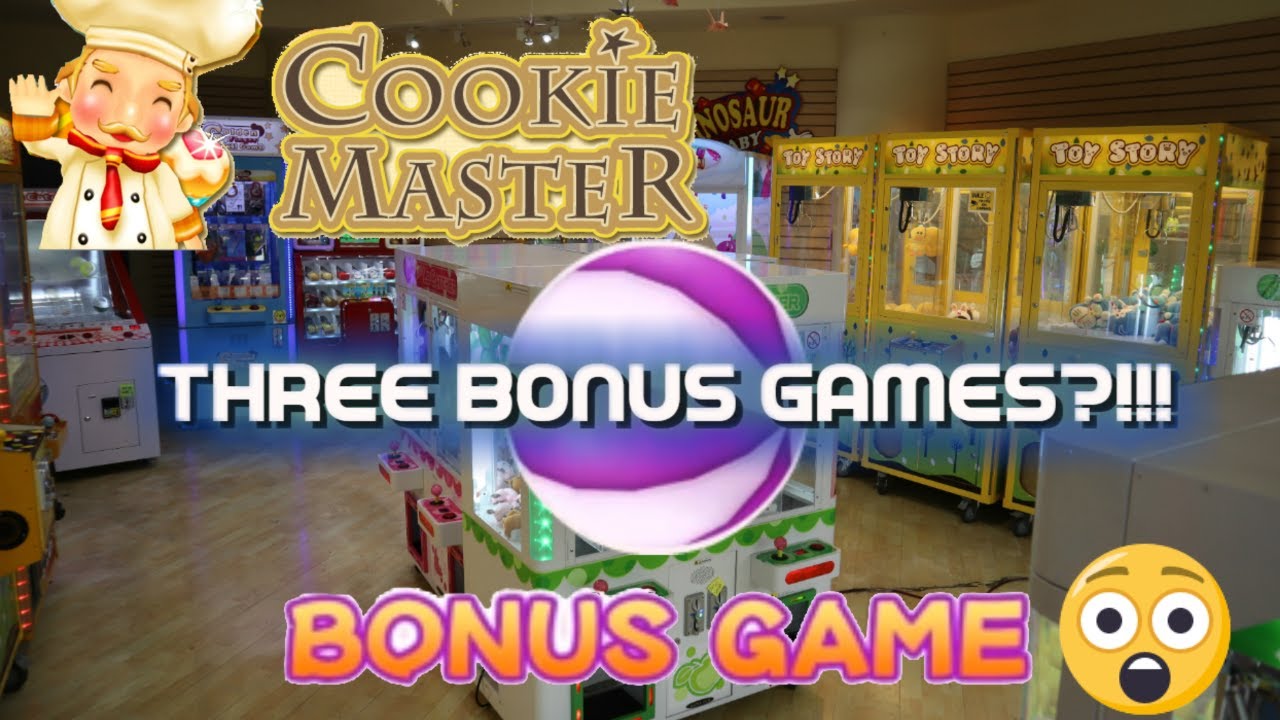 We Got 3 Bonus Games On Cookie Master A Fun Virtual Arcade Coin