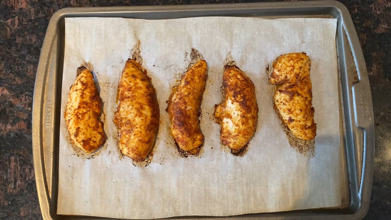Baked Chicken Tenders No Breading YouTube
