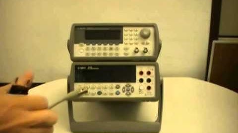 How to use the 2nd display on the 34410A Digital Multimeter to view pp volts
