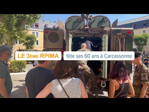 Le 3e RPIMa fête ses 60 à Carcassonne