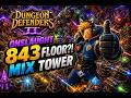 843 FLOOR?! MIX TOWER STILL WORKS?! | Dungeon Defenders 2