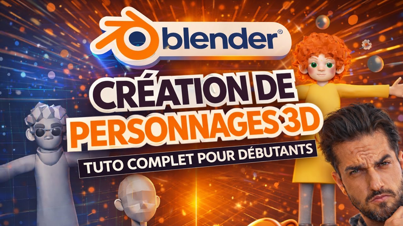 Apprendre Blender - Tutoriel Personnage 3D fr [COMPLET] - YouTube