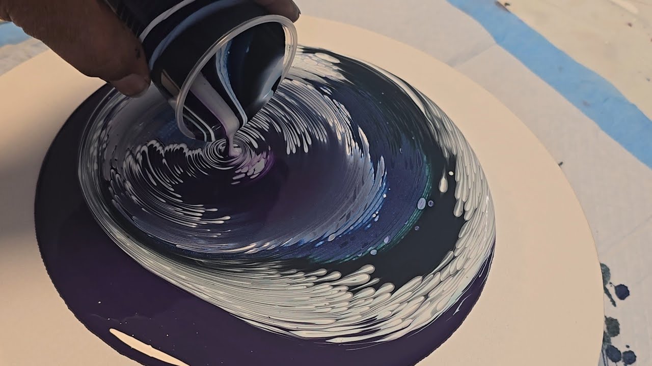 Густая или жидкая консистенция краски? УВИДЬТЕ РАЗНИЦУ в облаках!