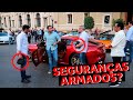 CHEGOU EM MONACO DE FERRARI COM 8 SEGURANÇAS