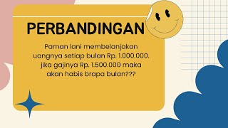 PAMAN LANI MEMBELANJAKAN UANGNYA SETIAP BULAN SEBESAR 1000000