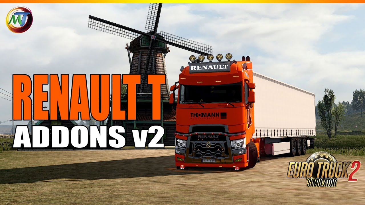 Renault T Addons V2 2 1 39 X For Ets2 By Blade1974
