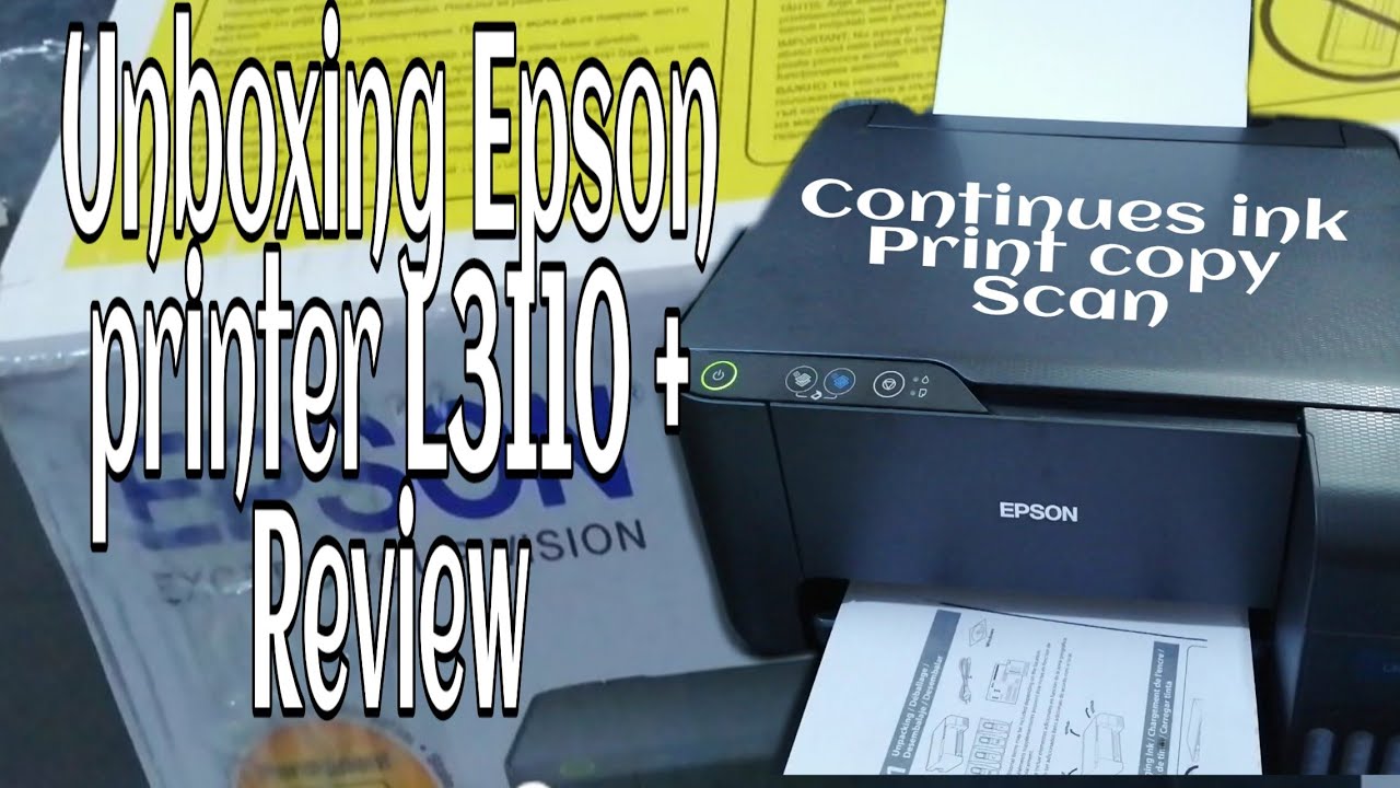 free epson l3110 installer