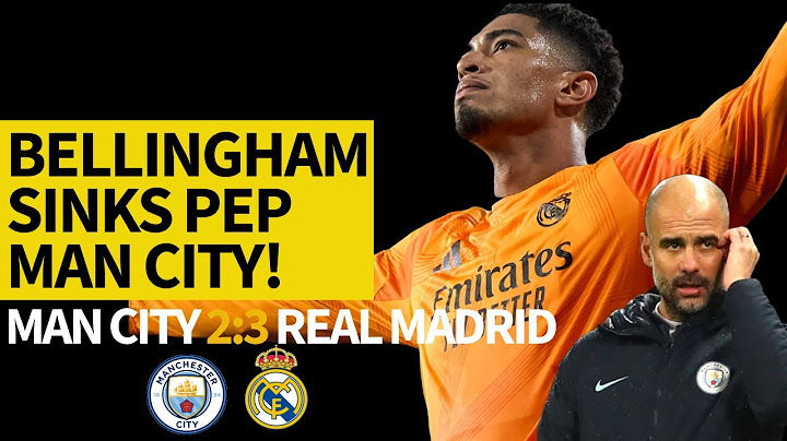 Man City 2-3 Real Madrid | Bellingham’s Late Winner Stuns Guardiola! 🔥⚽ #UCL #MCIRMA